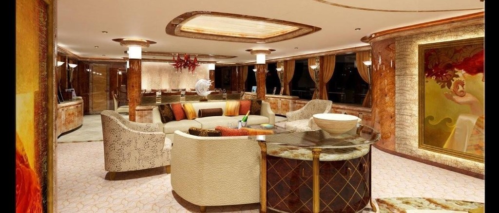 Trinity Yachts 57 metre interior design styled by Evan K Marshall  © Azzura Marine